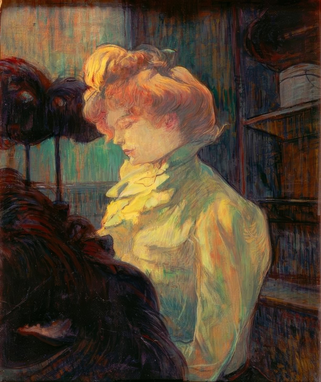 لا موديست (Mademoiselle Louise Blouet) بواسطة هنري دي تولوز لوتريك
