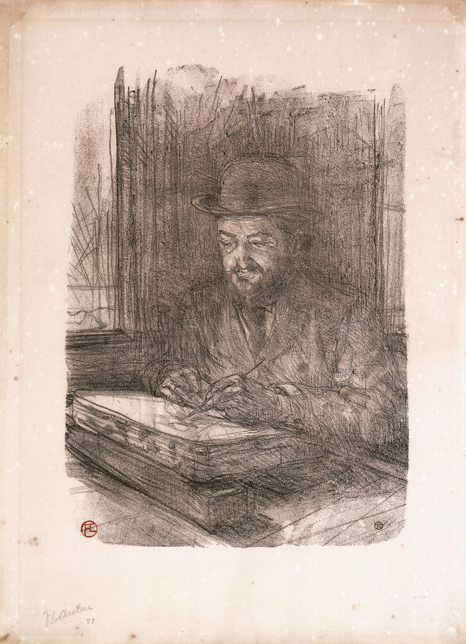 Le Bon Graveur ، أدولف ألبرت ، 1898 بواسطة هنري دي تولوز لوتريك