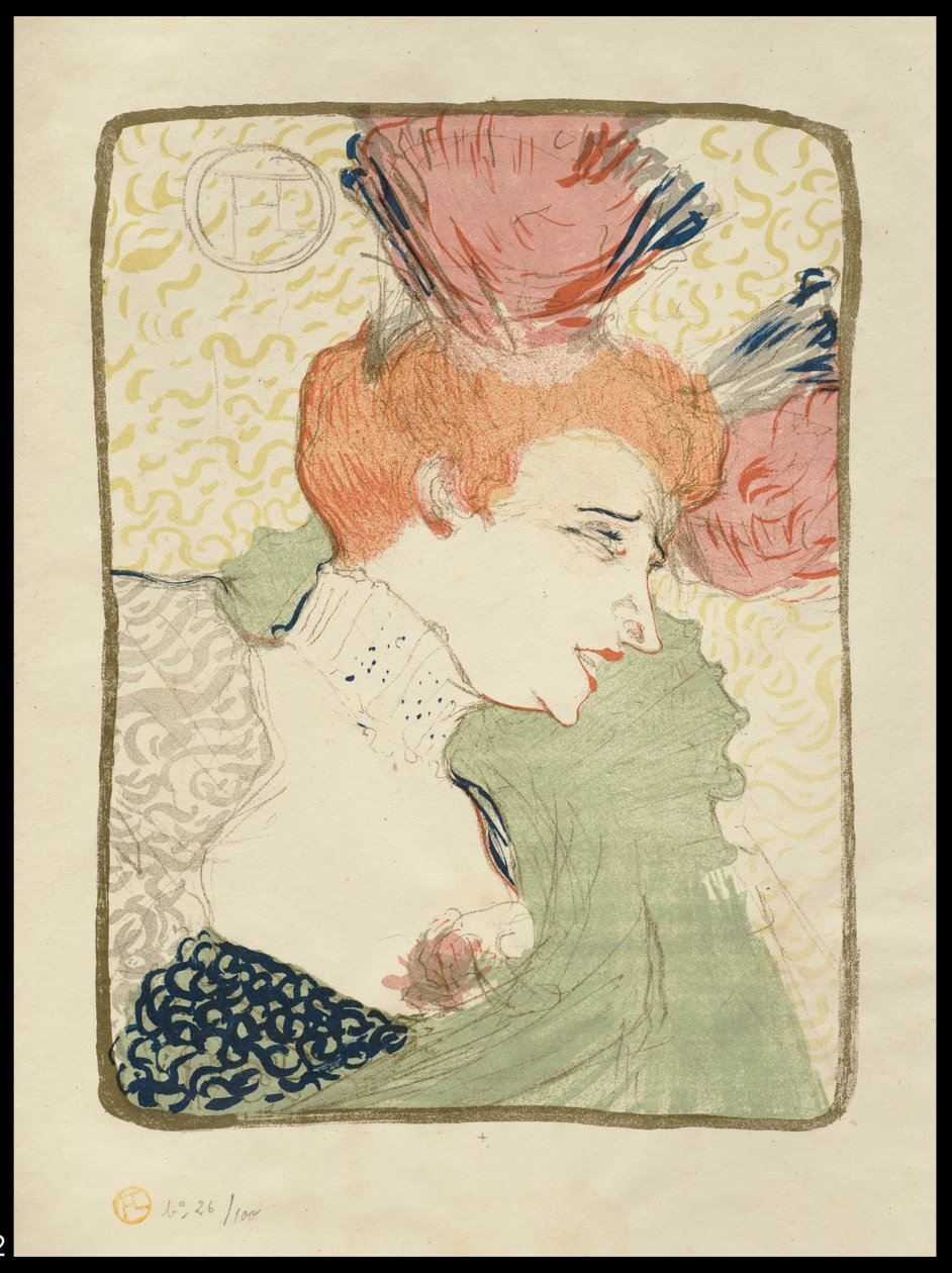 Mademoiselle Marcelle Lender ، تمثال نصفي ، 1895 بواسطة هنري دي تولوز لوتريك