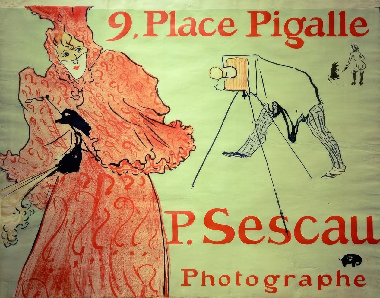 P.Sescau - مصور بواسطة هنري دي تولوز لوتريك