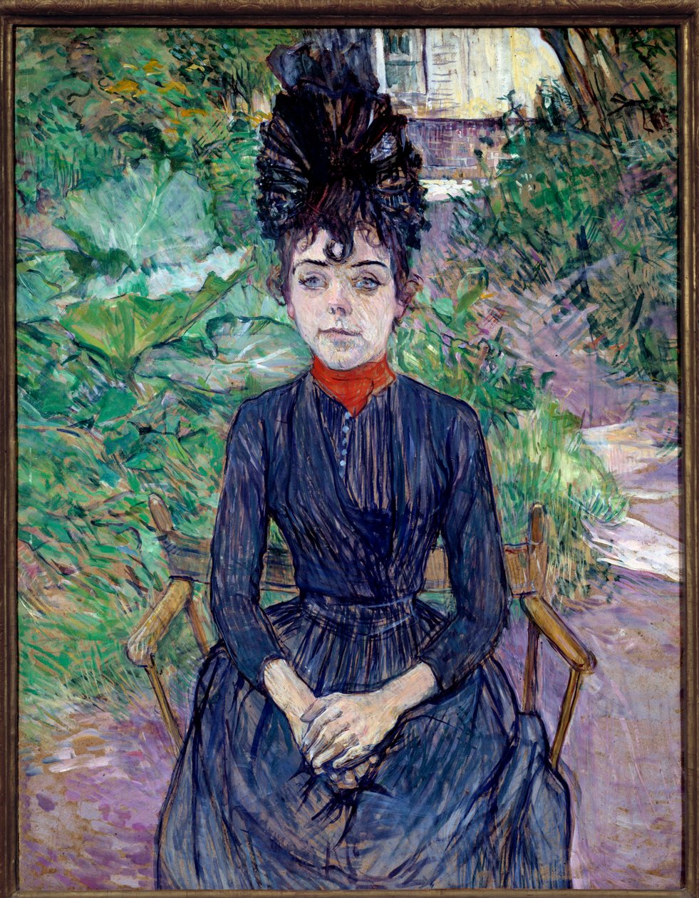 صورة لجوستين ديول رسم هنري دي تولوز لوتريك (1864-1901) 1891 صن. 0.74x0.58 م باريس ، متحف أورساي بواسطة هنري دي تولوز لوتريك