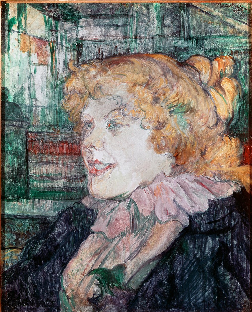 The English Star au Havre (Miss Doly). Henri de Toulouse-Lautrec (Toulouse Lautrec بواسطة هنري دي تولوز لوتريك