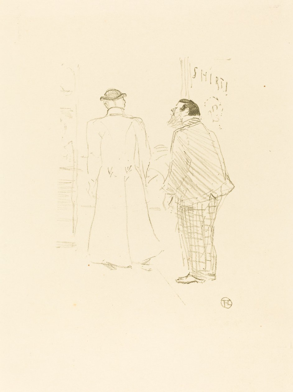 البائع الأول لجوردان وبراون ، البائع الأول لجوردان وبراون ، 1897. بواسطة هنري دي تولوز لوتريك