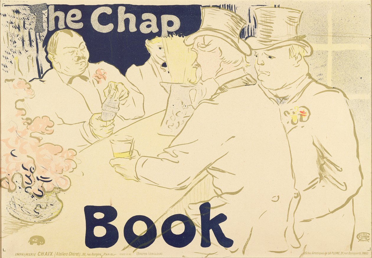 The Irish and American Bar ، شارع Royale ، ملصق لكتاب الفصل 1895 بواسطة هنري دي تولوز لوتريك