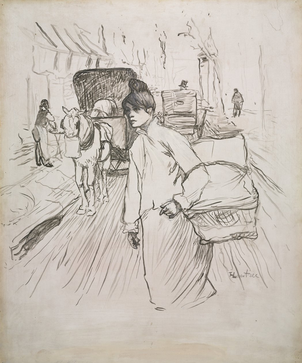 المغسلة ، 1888. بواسطة هنري دي تولوز لوتريك