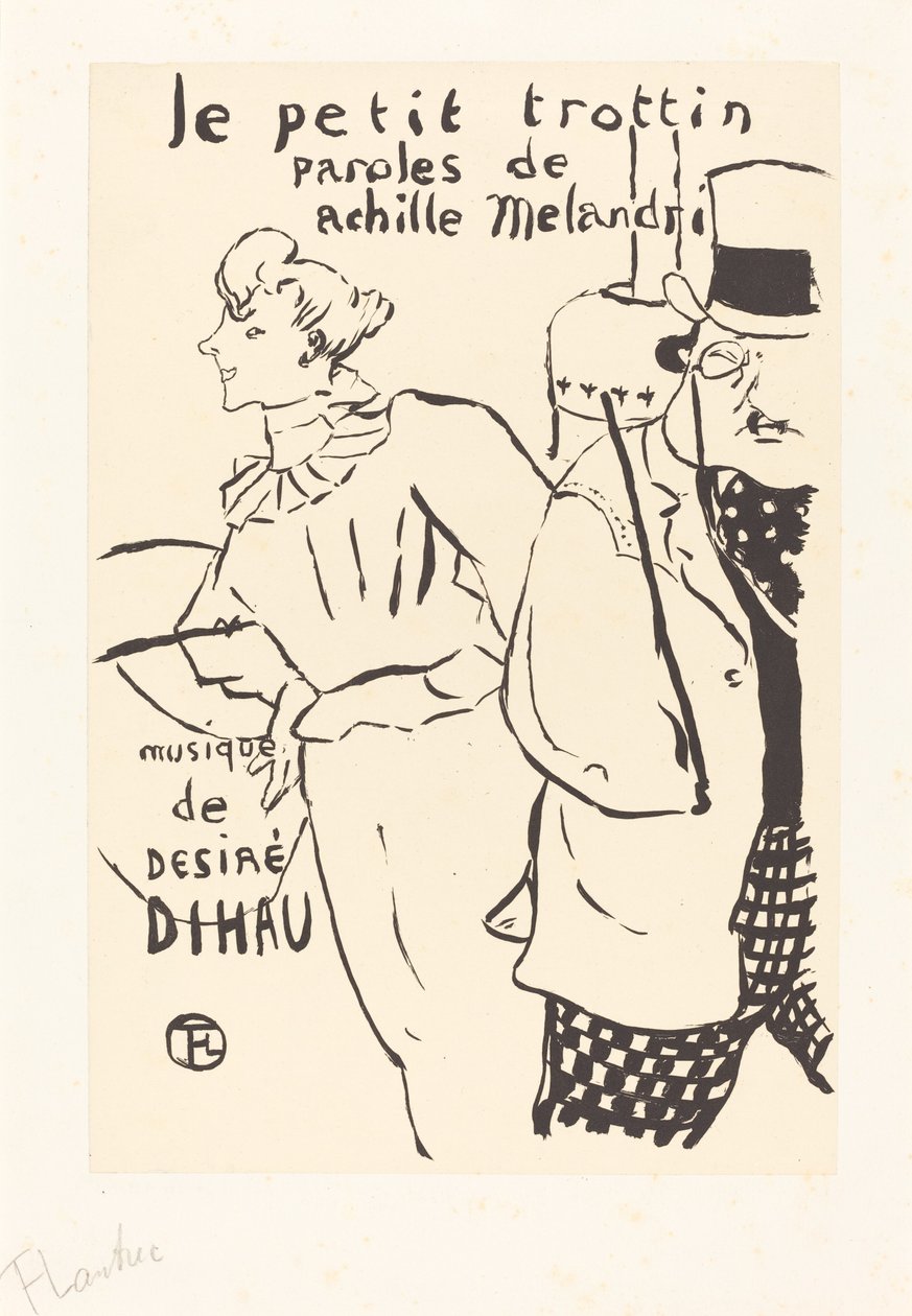 The Little Errand-Girl Le Petit trottin ، 1893. بواسطة هنري دي تولوز لوتريك