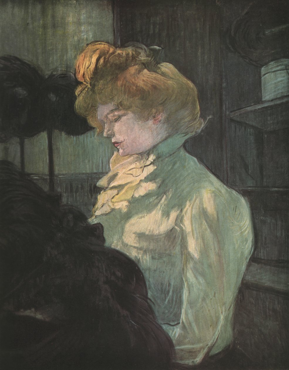 "The Milliner" ، ١٩٠٠ ، ١٩٥٢. بواسطة هنري دي تولوز لوتريك