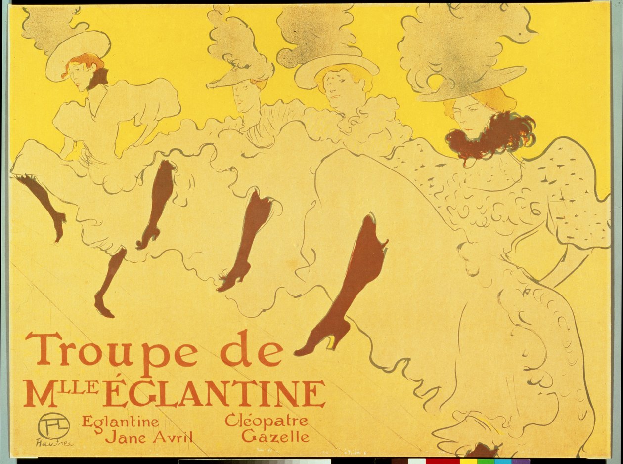 فرقة Mademoiselle Eglantine ، 1896 بواسطة هنري دي تولوز لوتريك