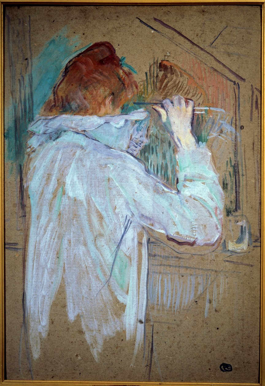 امرأة شباك الرسم على الورق المقوى بواسطة هنري دي تولوز لوتريك (1864-1901) 1891 شمس. 0.54x0.36 م تولوز ، متحف الفنون الجميلة بواسطة هنري دي تولوز لوتريك