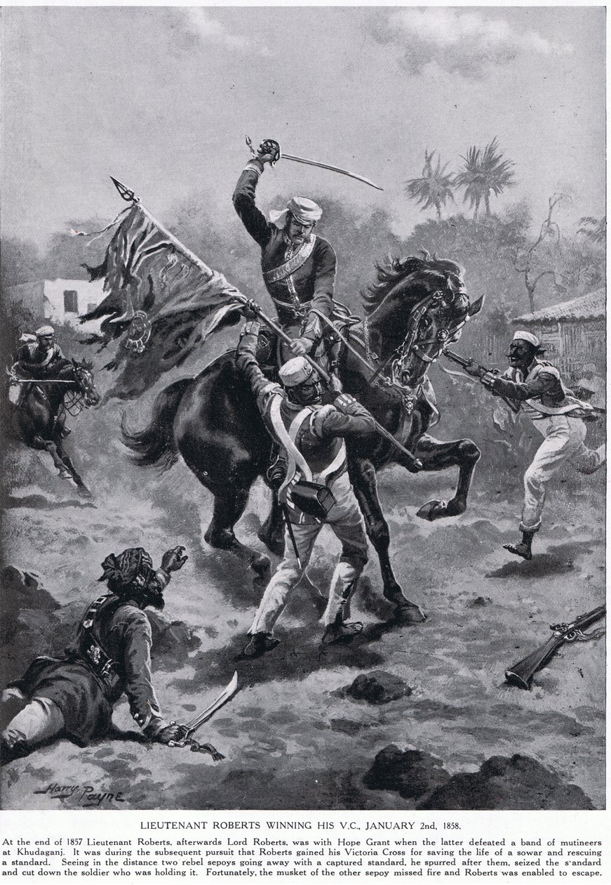 اللفتنانت روبرتس فاز VC يناير 1858 بواسطة هنري أ. باين
