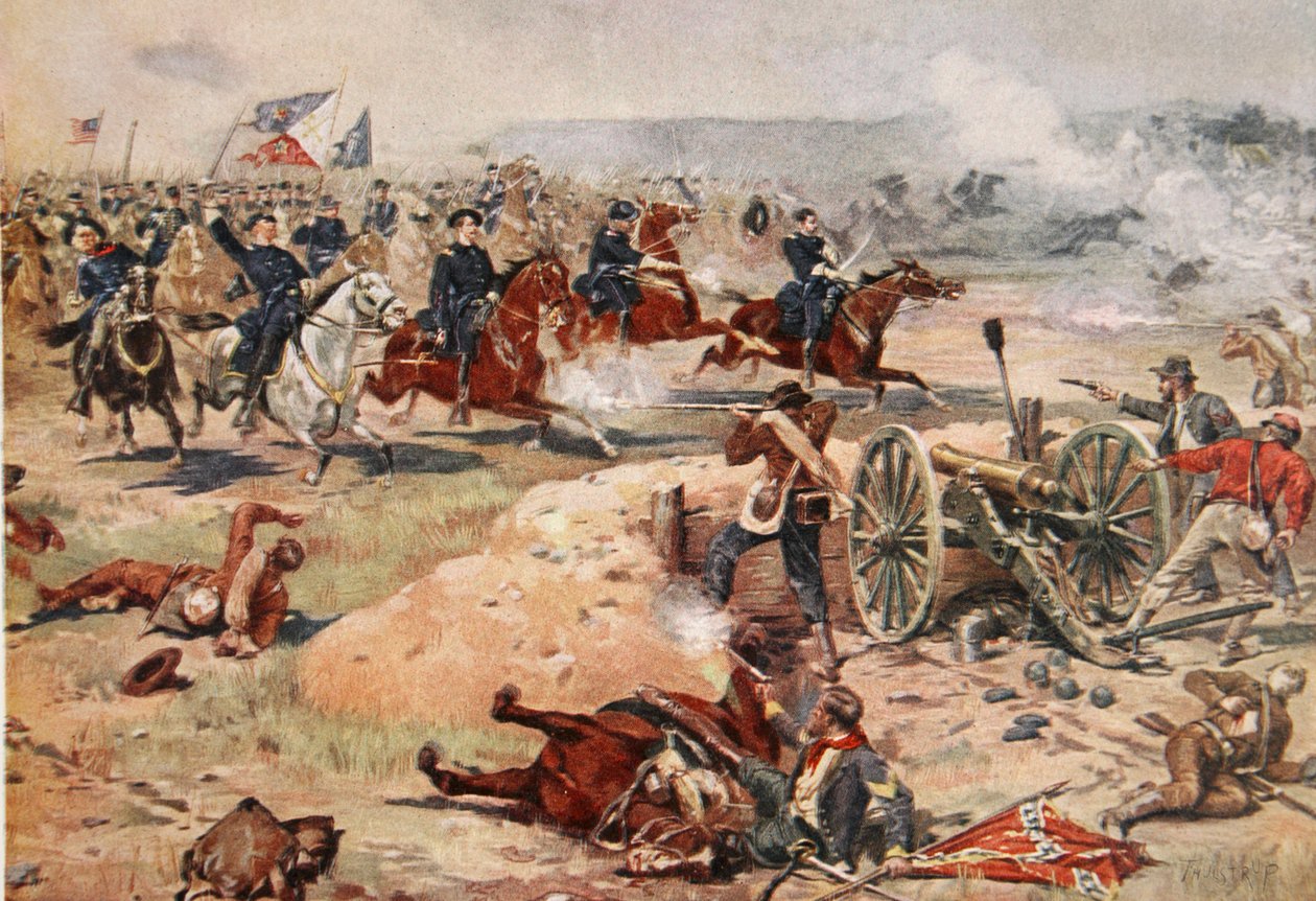 التهمة النهائية للجنرال شيريدان في وينشستر ، 19 سبتمبر 1864 بواسطة هنري ألكسندر أوجدن