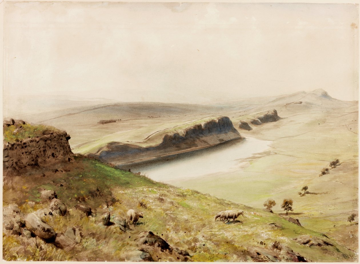 Crag Lough (لون الجسم) بواسطة هنري بوردون ريتشاردسون