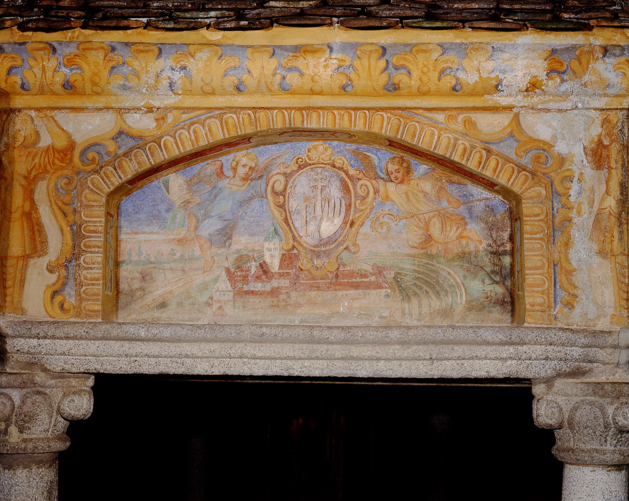 دير نوفاسيلا ، من بئر عجائب العالم (Pozzo delle Meraviglie) ، 1669-73 بواسطة هنري كرزون ألبورت