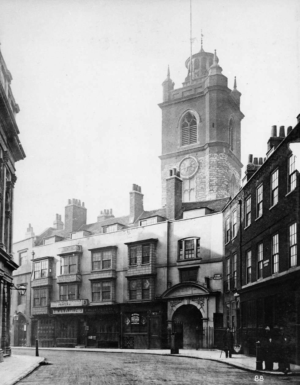 سانت جايلز ، Cripplegate ، ج 1884 بواسطة هنري ديكسون