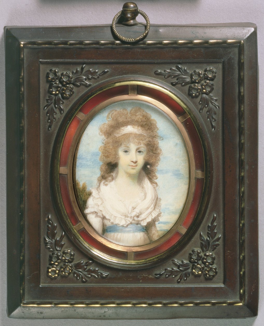 صورة مصغرة لآنا ماريا بلانت ، c.1795 بواسطة هنري إدريدج