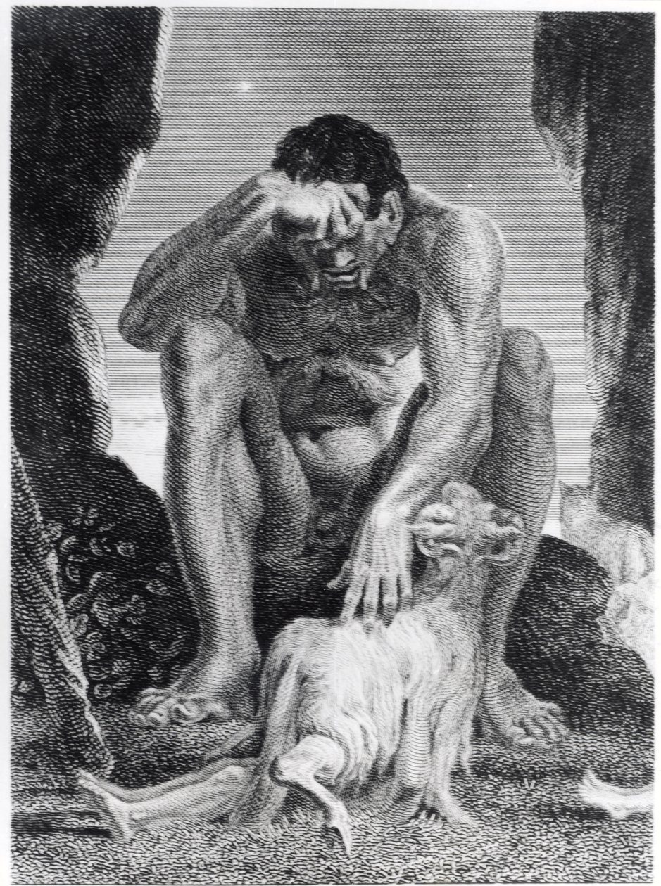 Ulysses الهروب من Polyphemus the Cyclops ، محفور بواسطة IG Walker ، 1808 بواسطة يوهان هاينريش فوسلي