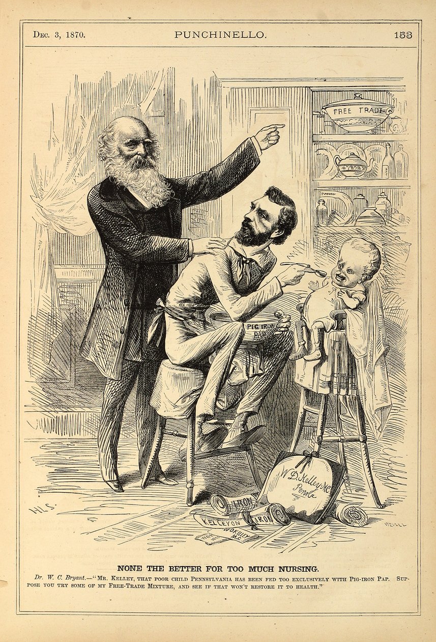 لا شيء هو الأفضل للتمريض كثيرًا ، محفور بواسطة جورج ويفيل ، نقش الخشب عام 1870 بواسطة هنري لويس ستيفنز