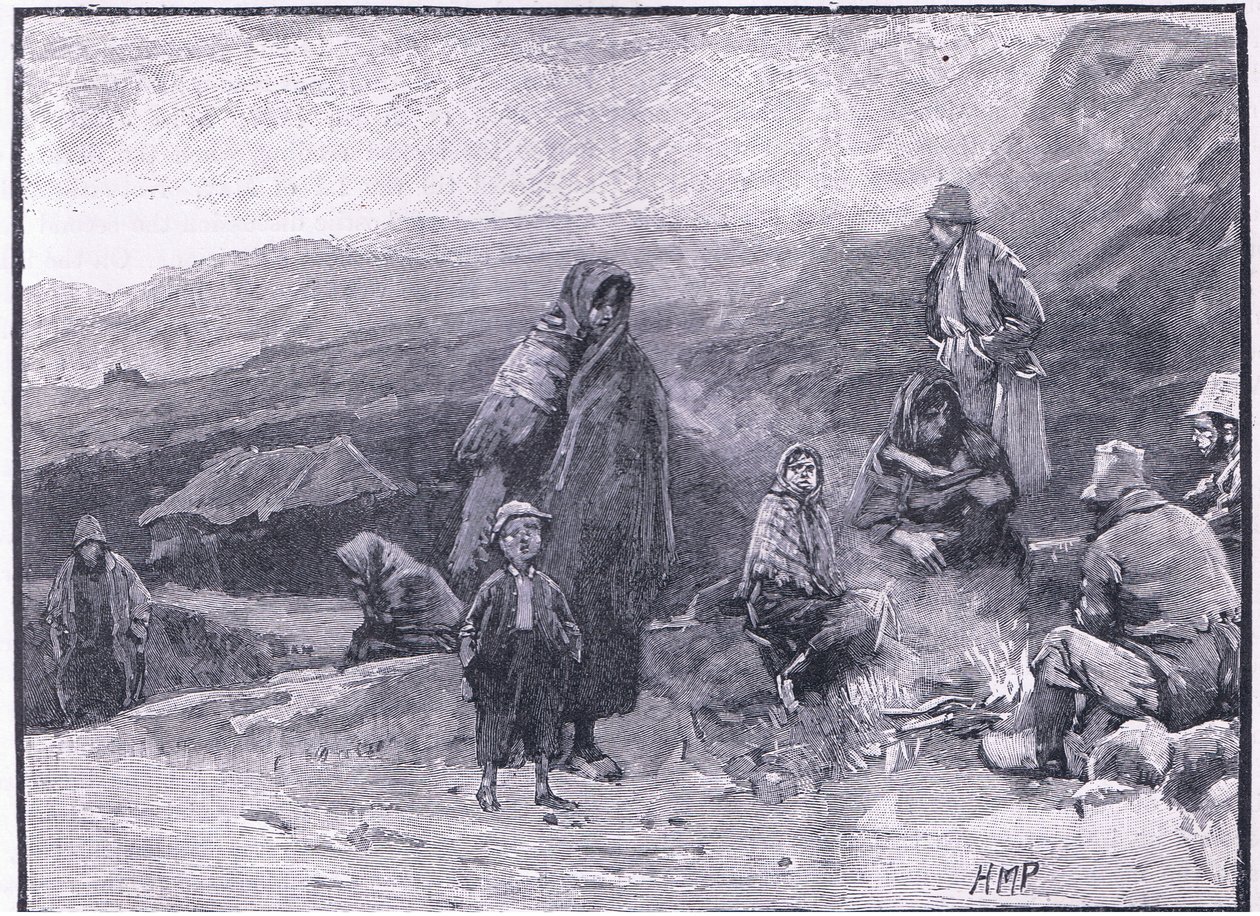 مسافرون أيرلنديون 1836 م بواسطة هنري ماريوت باجيت