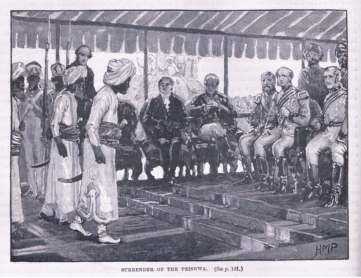 استسلام Peishwa م 1818 بواسطة هنري ماريوت باجيت