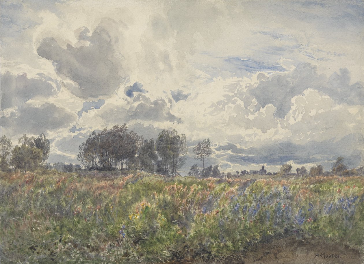 معرض يونيو ، بيكاردي ، c.1870 بواسطة هنري مور