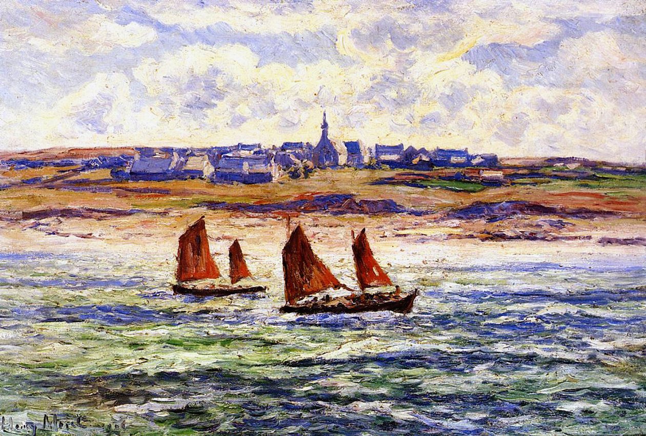 Paulgoazec ، بريتاني ، 1906 بواسطة هنري موريت