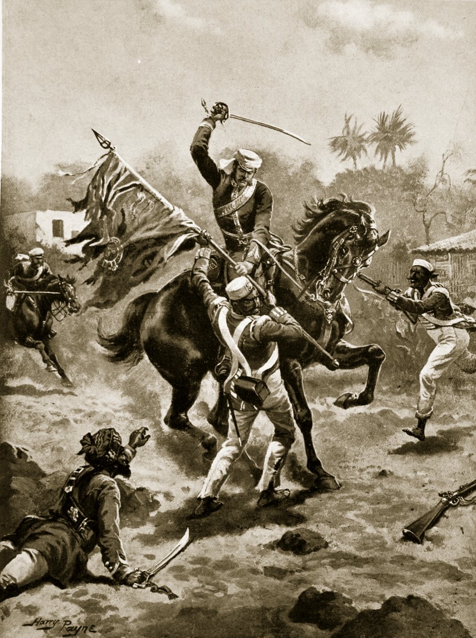 فاز اللفتنانت روبرتس VC به ، 2 يناير 1858 بواسطة هنري باين