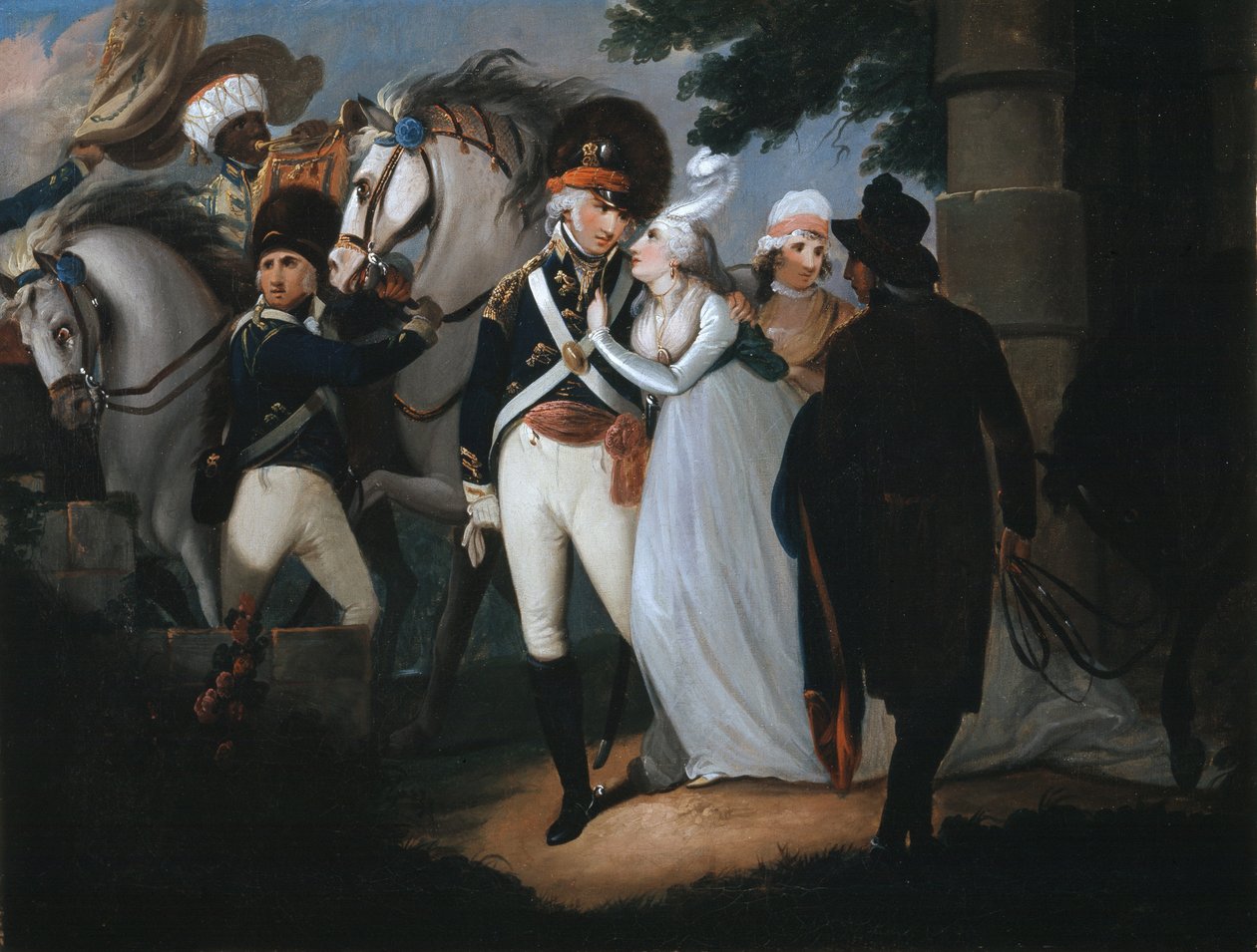 ضابط في Dragoons إجازة زوجته ، ج 1795 بواسطة هنري سينجلتون