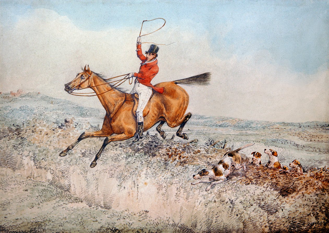 صيد الثعلب ، 1837 بواسطة هنري توماس الكين