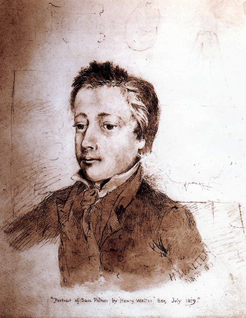 صورة صموئيل بالمر (1805-81) كصبي ، 1819 بواسطة هنري والتر