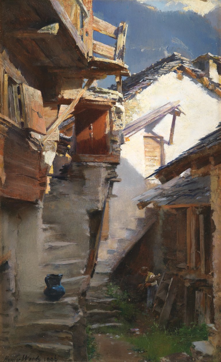 في وادي الرون ، 1896 بواسطة هنري وودز