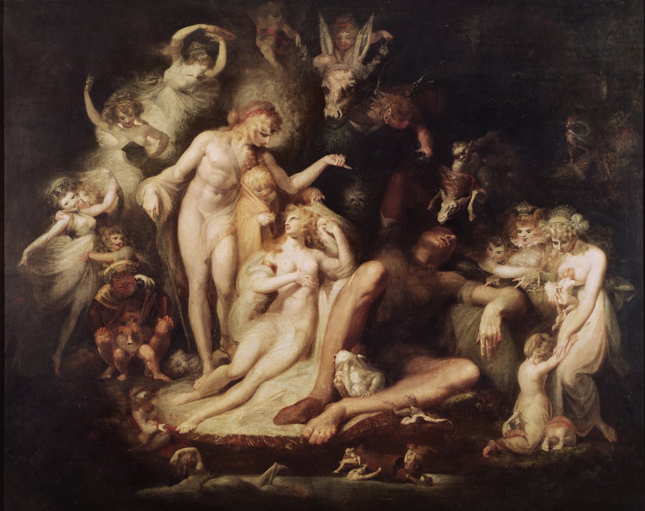 The Awakening of Titania بواسطة يوهان هاينريش فوسلي