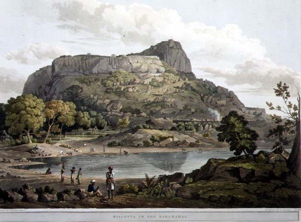 Riacotta في Baramahal ، اللوحة XII ، نقشها دانيال هافيل (1785-1826) 1809 (نقش) بواسطة هنري (بعد) الملح