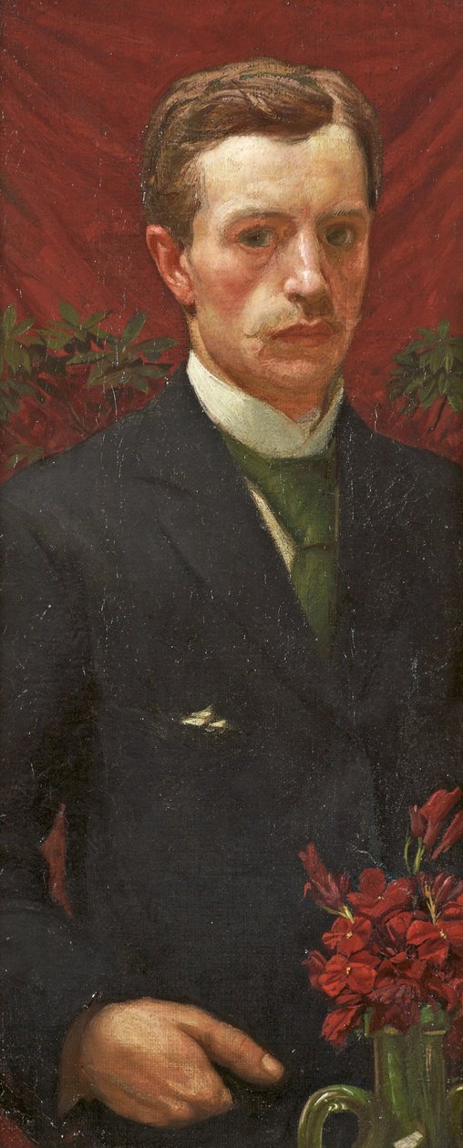 بورتريه ذاتي ، c.1890 بواسطة هنري أ .1868 1940 باين