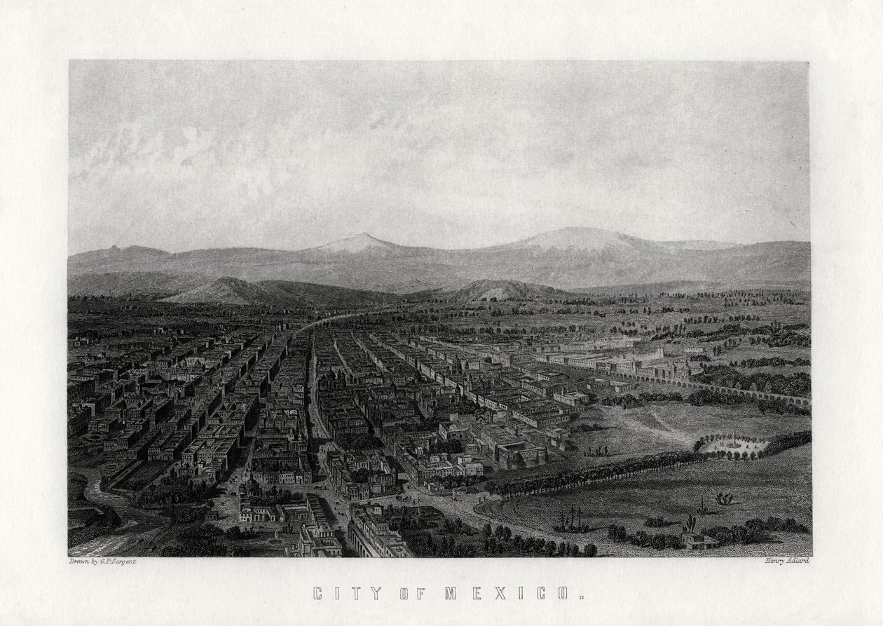 مدينة المكسيك ، 1883 بواسطة هنري أدلارد