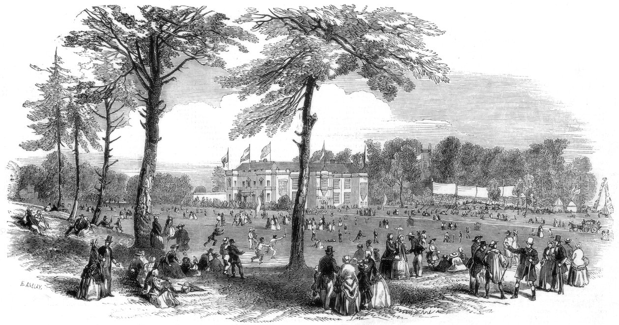 المكان ، والاعتدال ، ومهرجان الأخوة العالمي ، هارتويل ، باكنغهامشاير ، 1851. بواسطة هنري أنيلاي