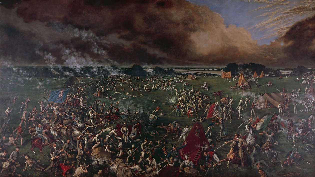 The Battle of San Jacinto 1836 بواسطة هنري آرثر مكاردل