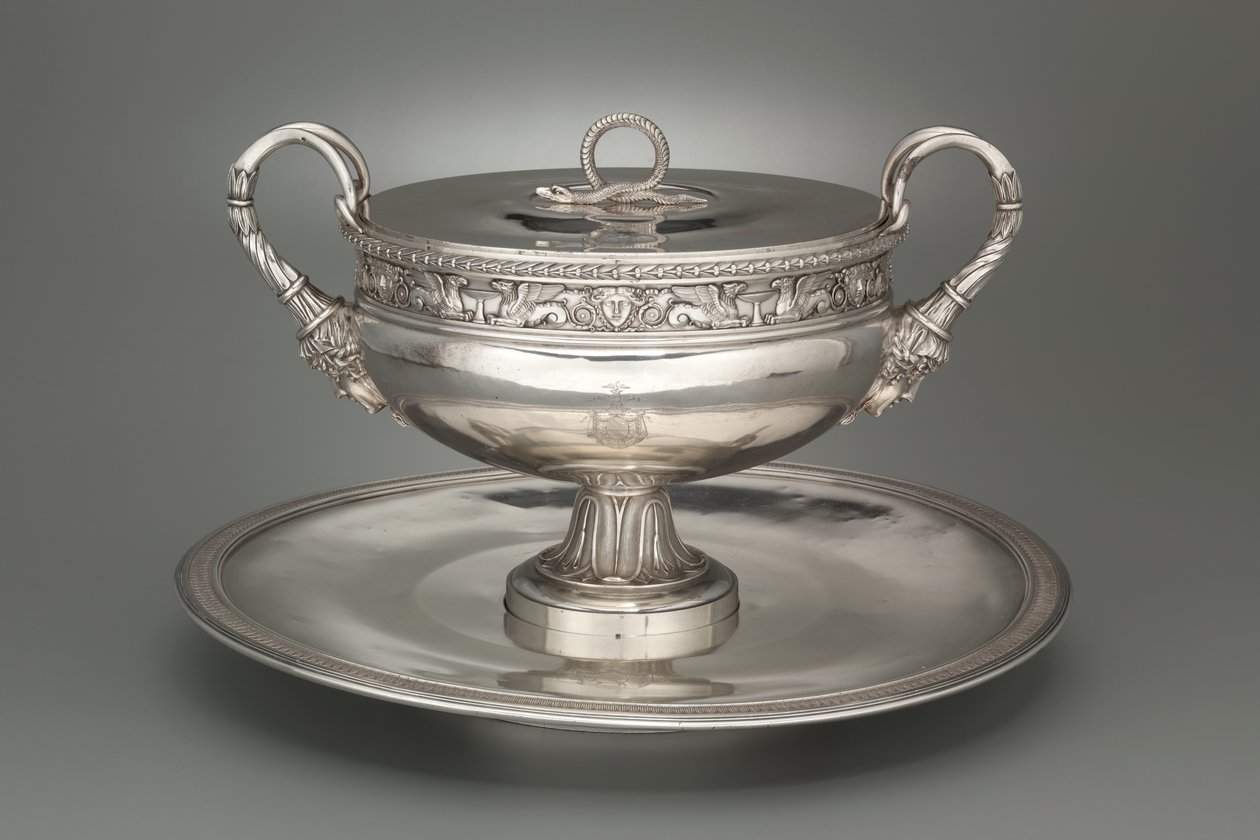 سلطانية مغطاة بالصينية ، 1798-1809 بواسطة هنري أوغست
