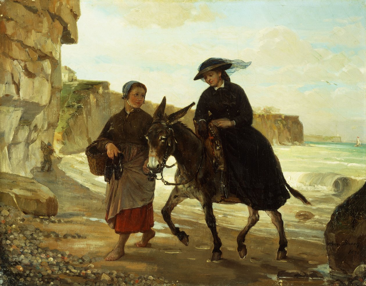 السائح والصياد ، 1870 بواسطة هنري بيكون