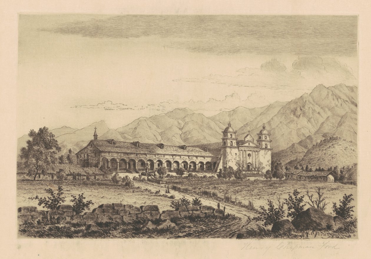 إرسالية سانتا باربرا ، 1883. بواسطة هنري تشابمان فورد