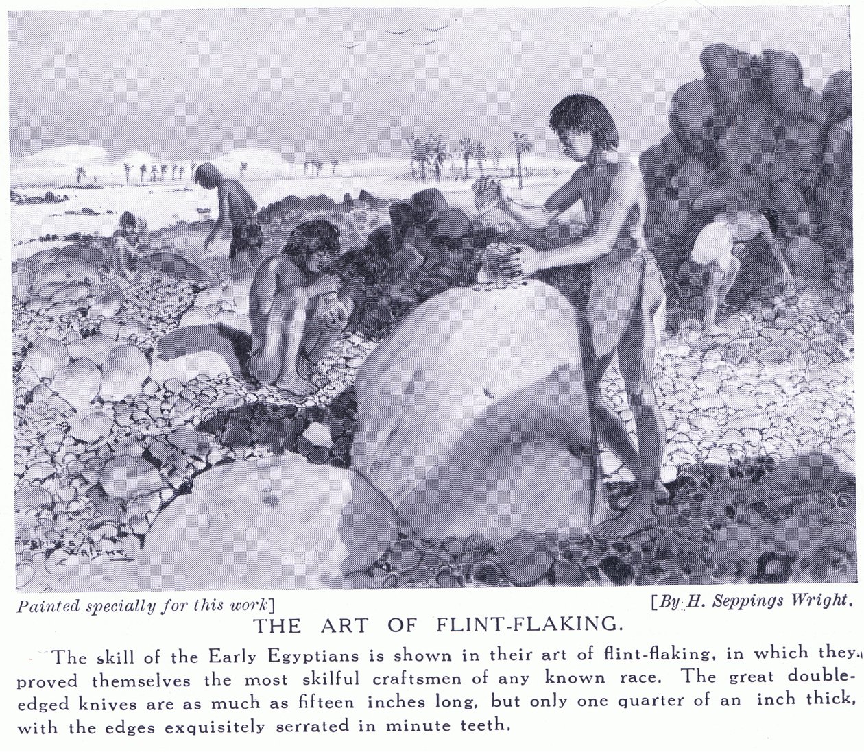 فن صناعة الصوان ، ج 1920 بواسطة هنري تشارلز سيبينجز رايت