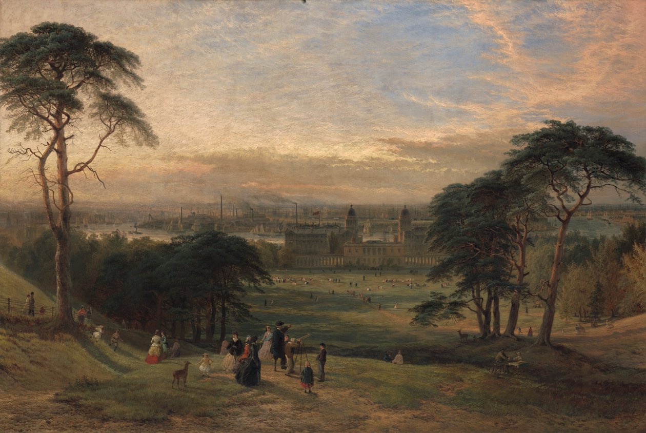 لندن من غرينتش هيل [1869 ، الأكاديمية الملكية للفنون ، لندن ، كتالوج المعرض] بواسطة هنري داوسون