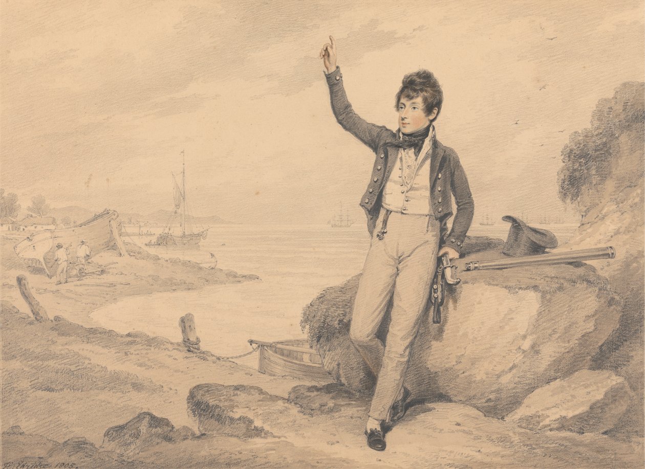 العسل. جورج برايس كامبيل (1793-1858) ، بصفته ضابطًا بحريًا بواسطة هنري إدريدج