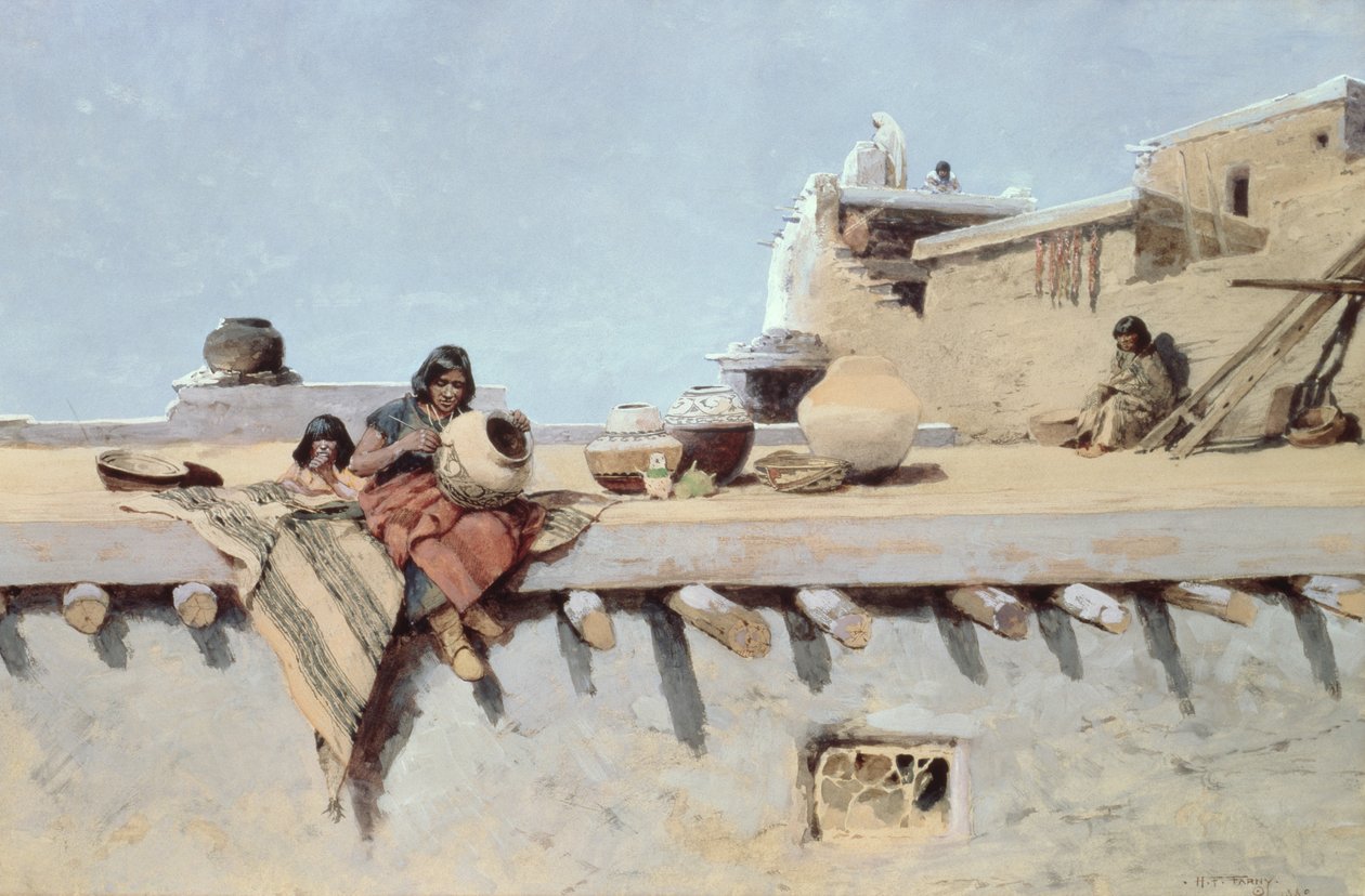 أواني الرسم ، 1880 بواسطة هنري فرانسوا فارني