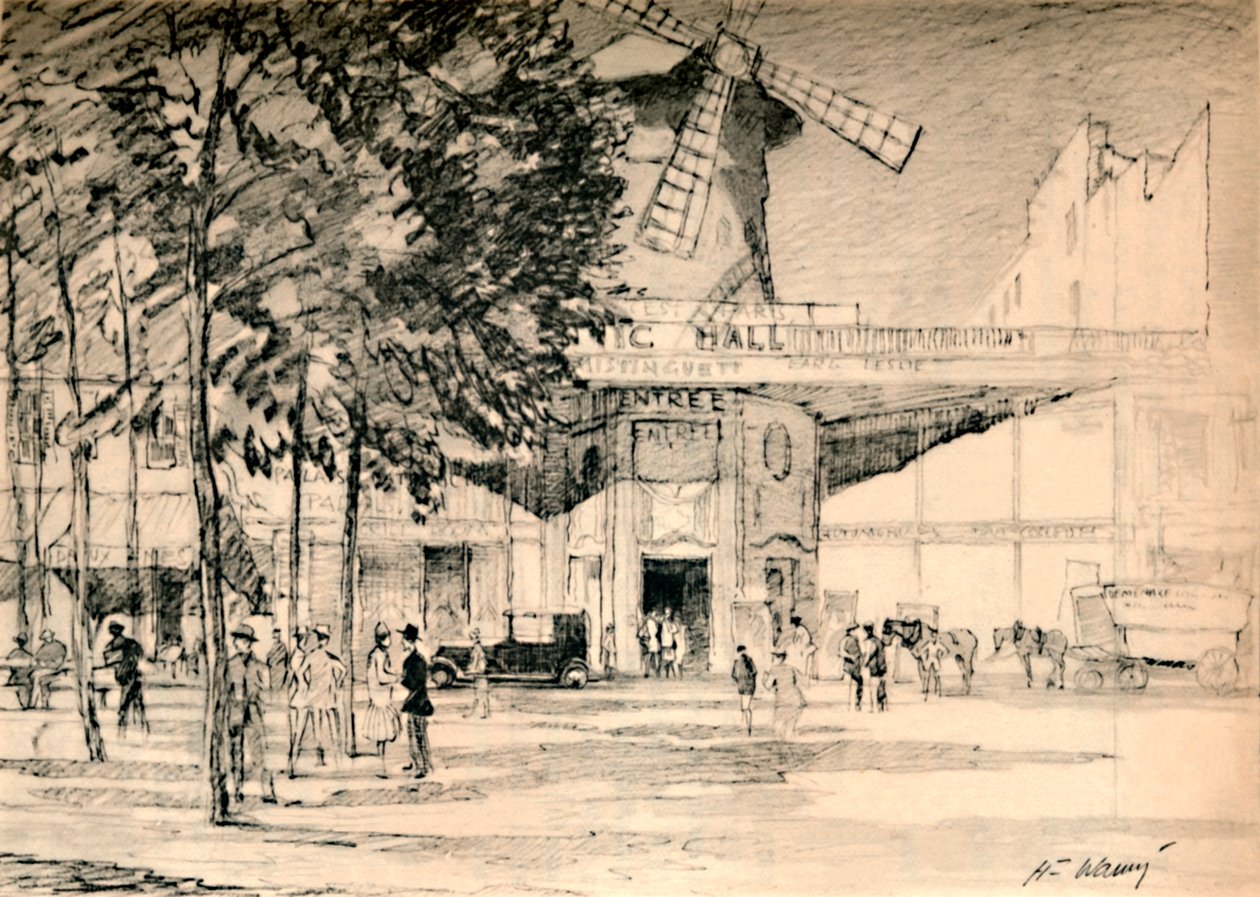 Le Moulin Rouge Dead هي في الواقع شمعة Pierrots. ، c1927 ، 1927 بواسطة هنري فرانكس وارينج