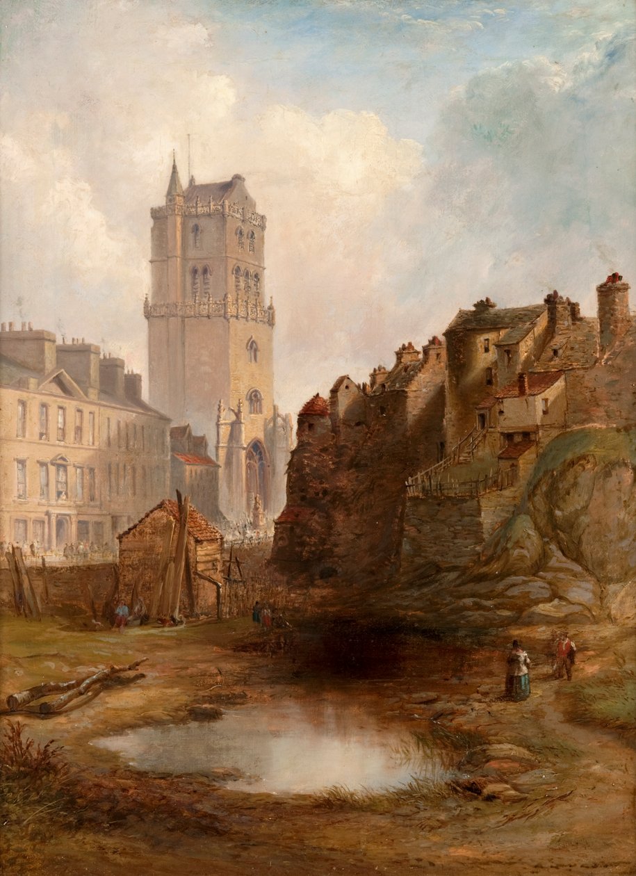 Lindsay Street Quarry and Old Steeple ، حوالي 1855 (زيت على قماش) بواسطة هنري جي دوجويد