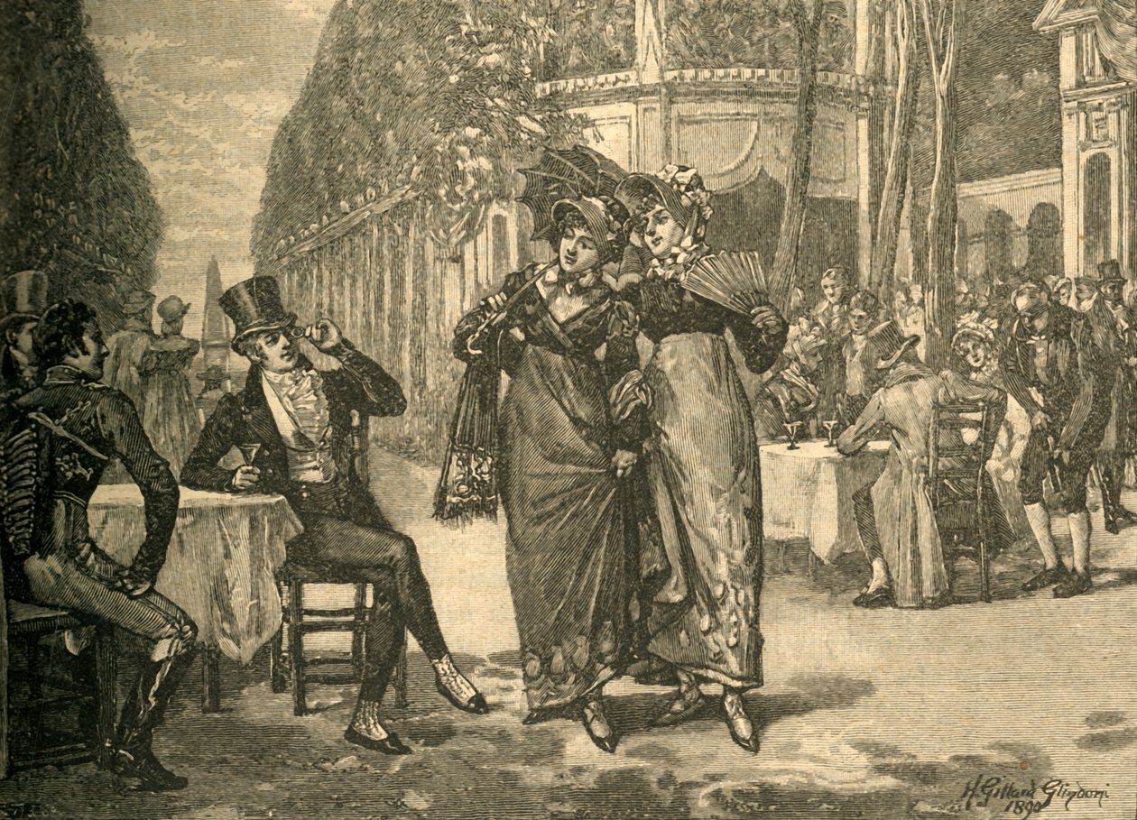 بيوس وبيليس من فترة ريجنسي ، أوائل القرن التاسع عشر c1890. بواسطة هنري جيلارد جليندوني