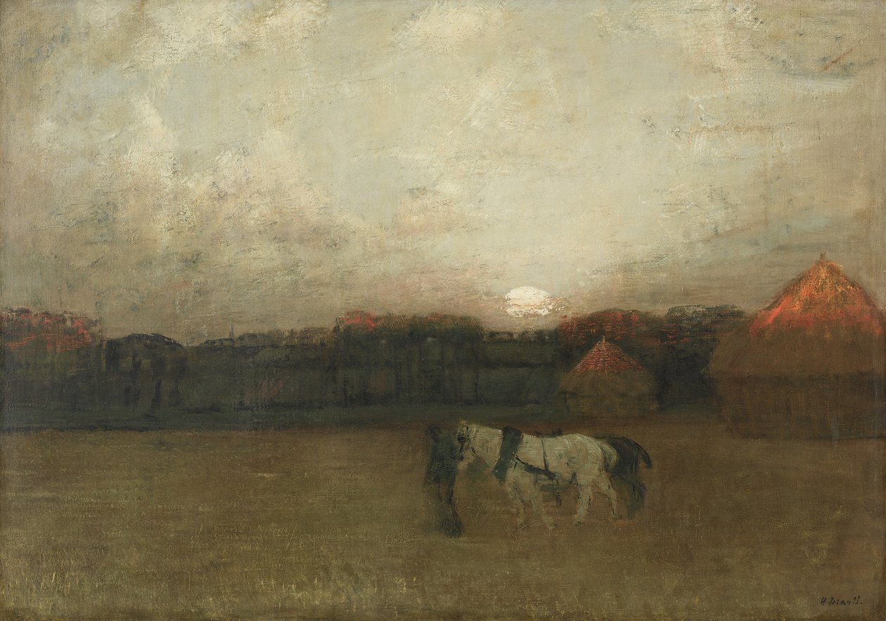 حقل Stubble ، ج. 1909. بواسطة عزيزي هنري الذهبي