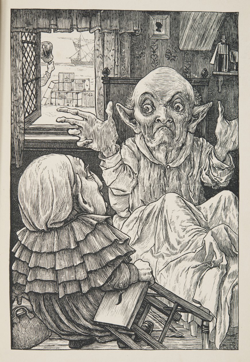 ولكن ، يا ابن أخي متوهج ، احذر من اليوم ، من The Hunting of the Snark ، عذاب في ثمانية نوبات ، بقلم لويس كارول ، حانة. 1876 بواسطة هنري عطلة