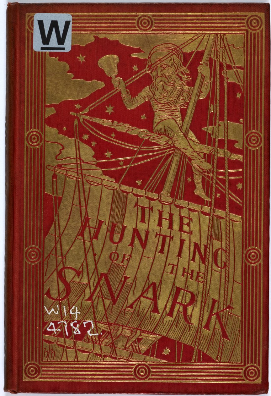 الغلاف الأمامي لكتاب "The Hunting of the Snark" بواسطة هنري عطلة