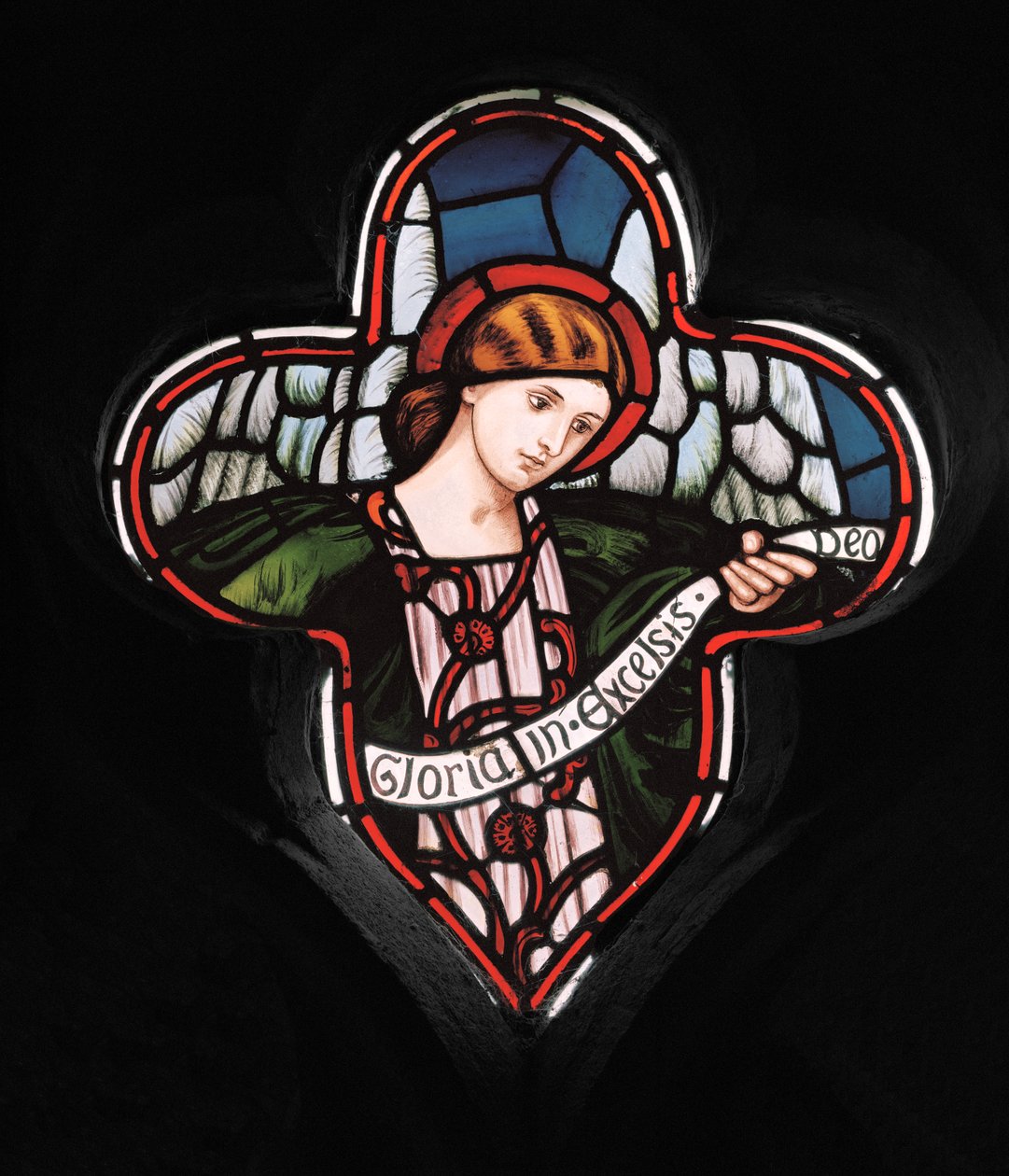 Quatrefoil Angel ، 1863 (زجاج ملون) بواسطة هنري عطلة